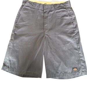 Vintage Dickies Men's Charcoal Flat Front Shorts
